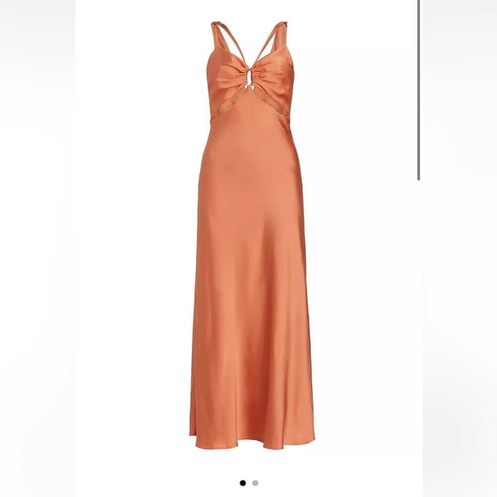 Jonathan Simkhai Orange Midi Dress - Picture 12 of 12